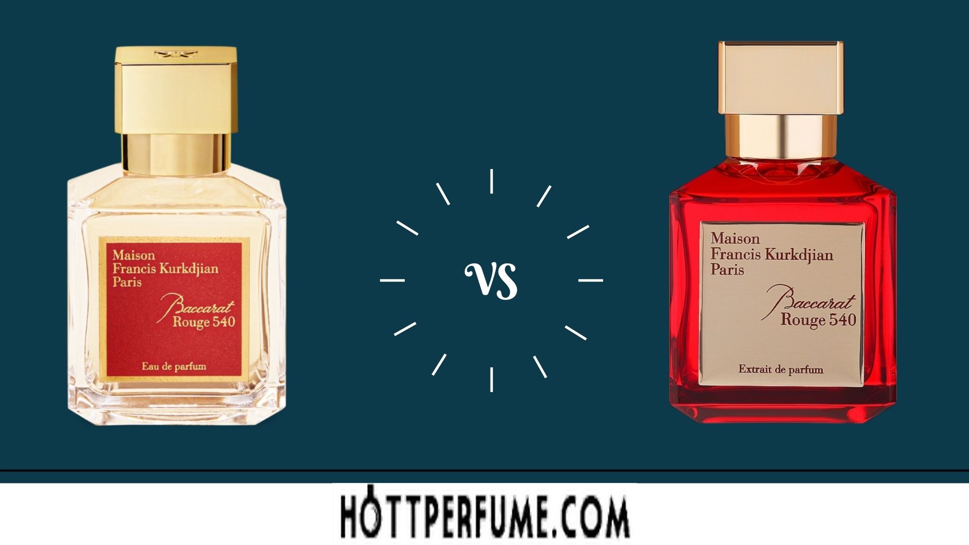 Baccarat Rouge 540 vs Extrait