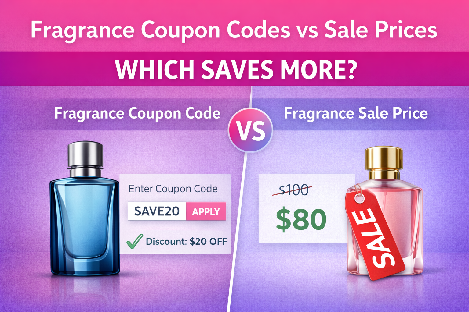 Fragrance Coupon Codes vs Sale Prices Which Saves More Fragrance Coupon Codes vs Sale Prices Which Saves More
