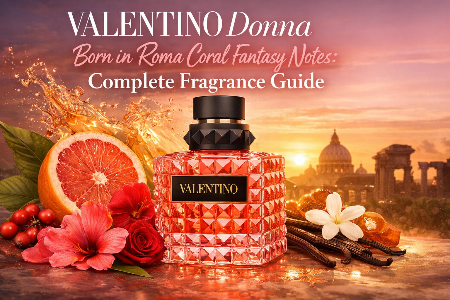 Valentino Donna Born in Roma Coral Fantasy 
